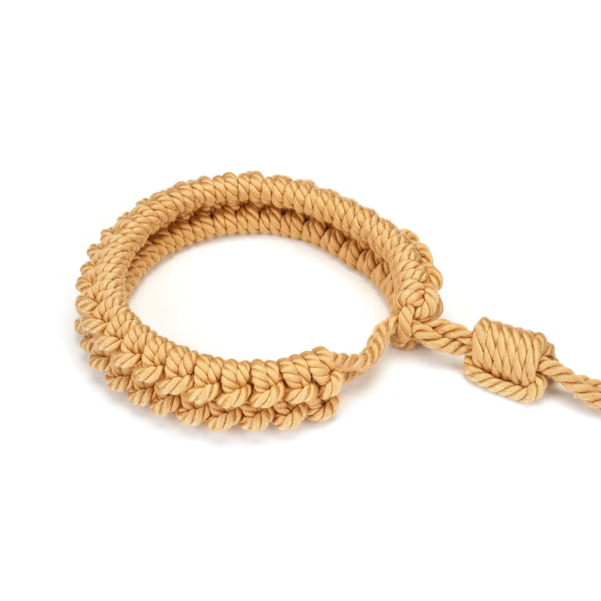 Bound You Shibari Rope Collar to Wrist Restraints - Image 2