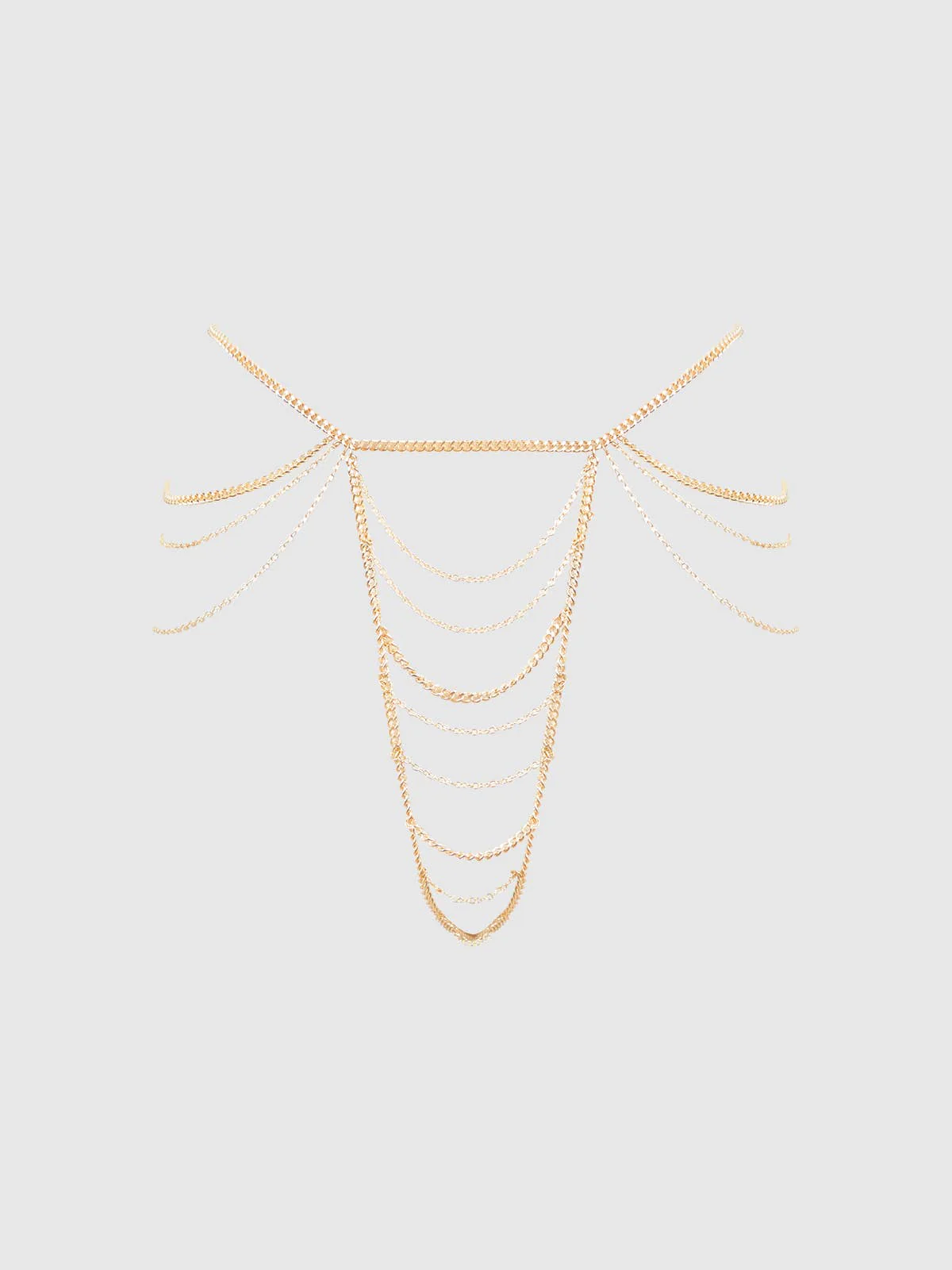 Chain Draped G-String in Gold - Image 5
