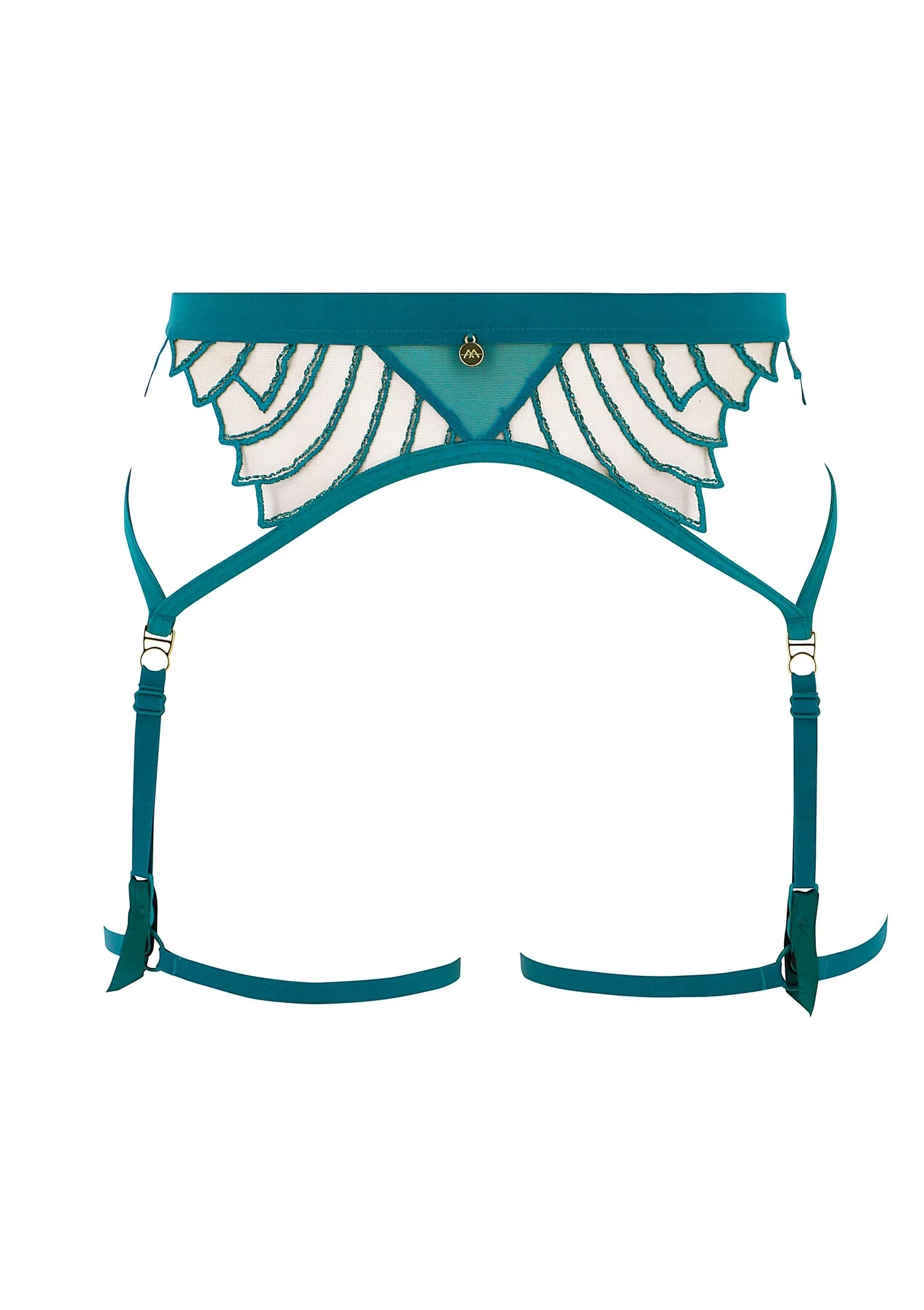 Cosmic Dream Suspender Belt in Lagoon - Image 5
