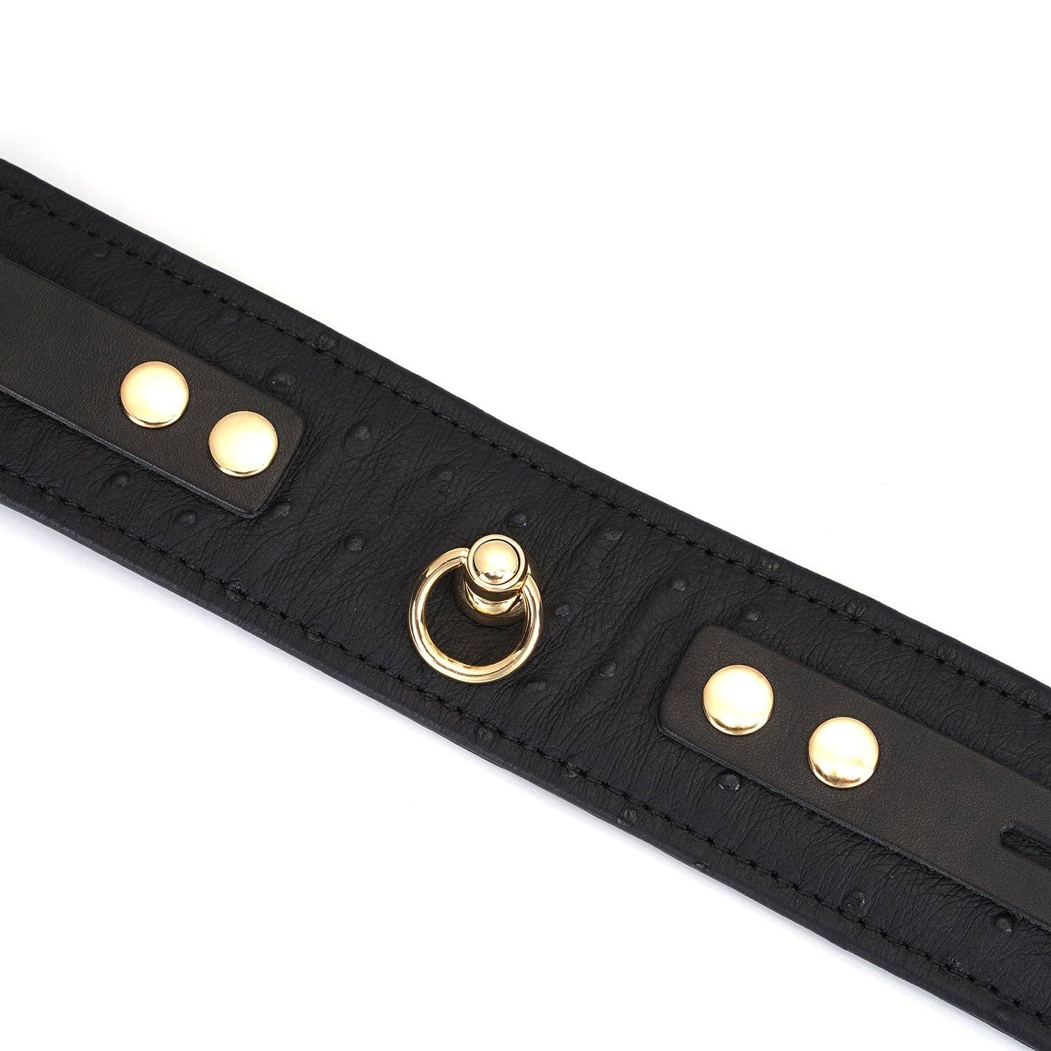 Demon's Kiss Black Leather Ankle Cuffs with Locking Buckles - Image 5