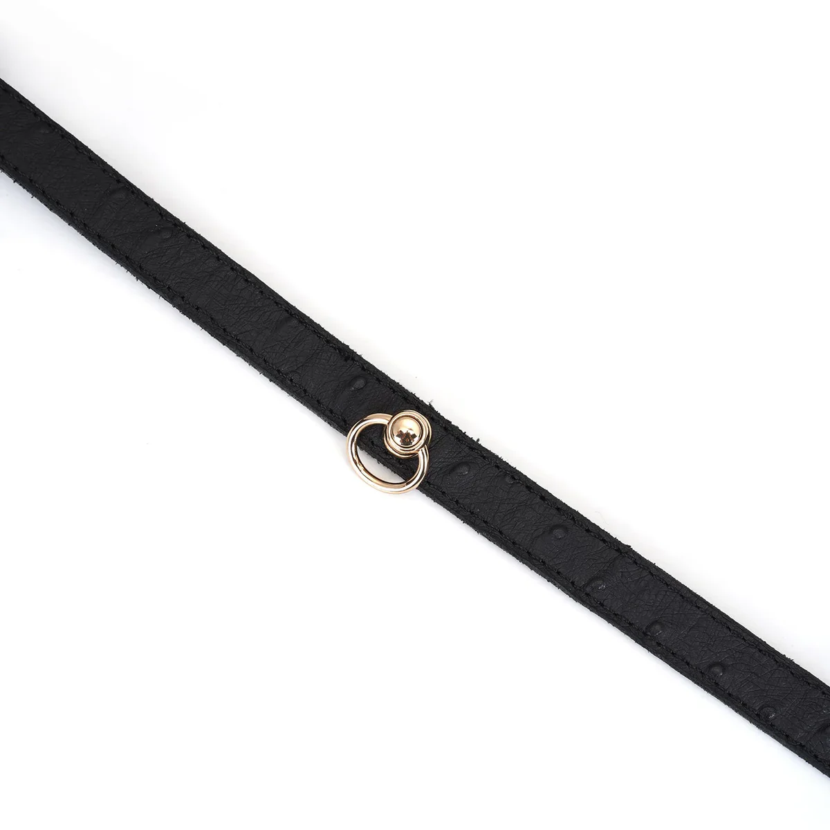 Demon's Kiss Black Leather Choker - Image 4