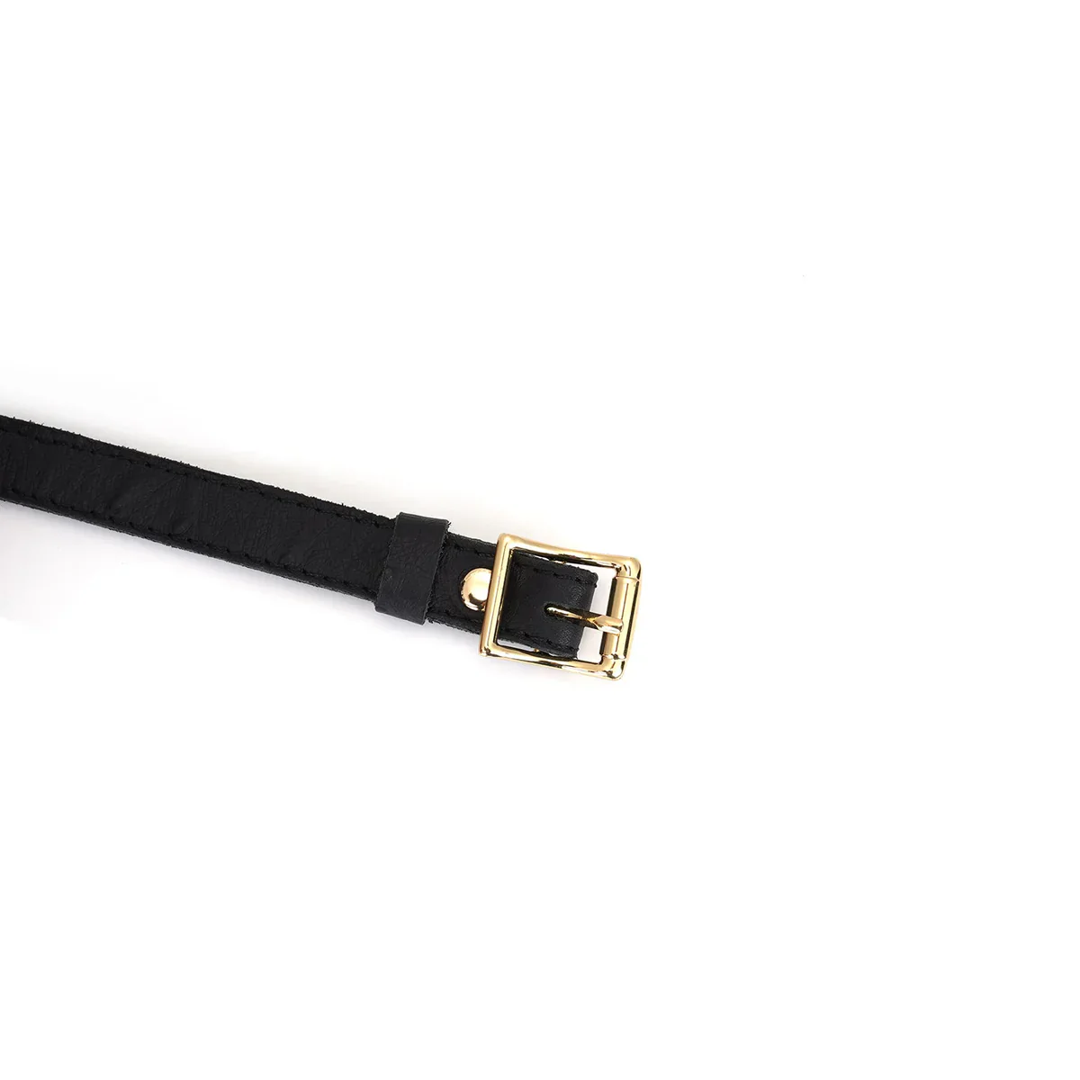 Demon's Kiss Black Leather Choker - Image 5