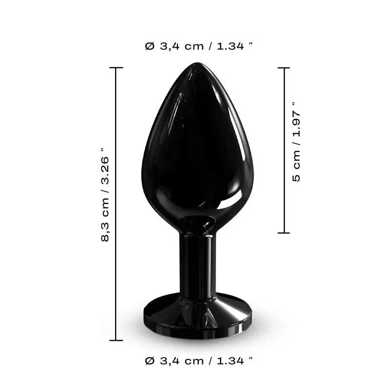 Dorcel Black Diamond Plug Size Medium - Image 5