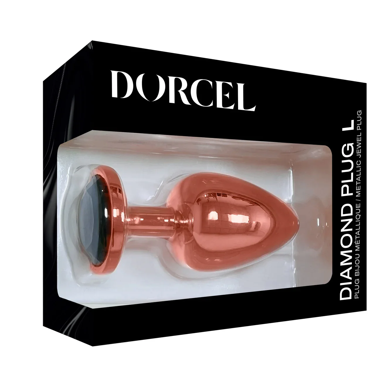 Dorcel Rose Gold Diamond Plug Size Large - Image 6