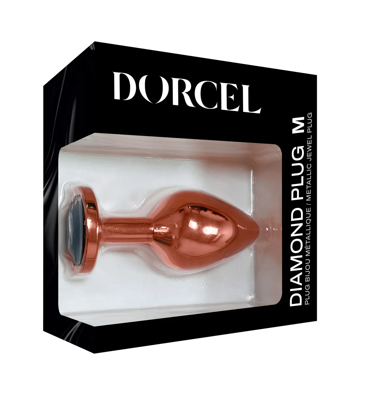 Dorcel Rose Gold Diamond Plug Size Medium - Image 6