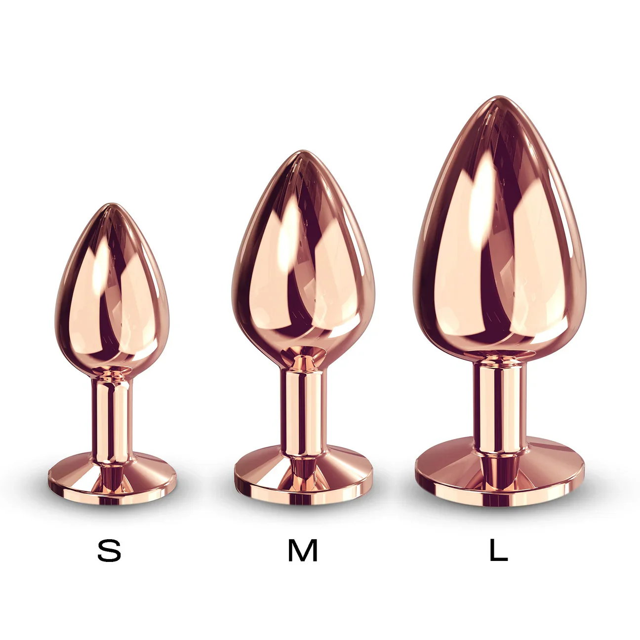 Dorcel Rose Gold Diamond Plug Size Small - Image 7