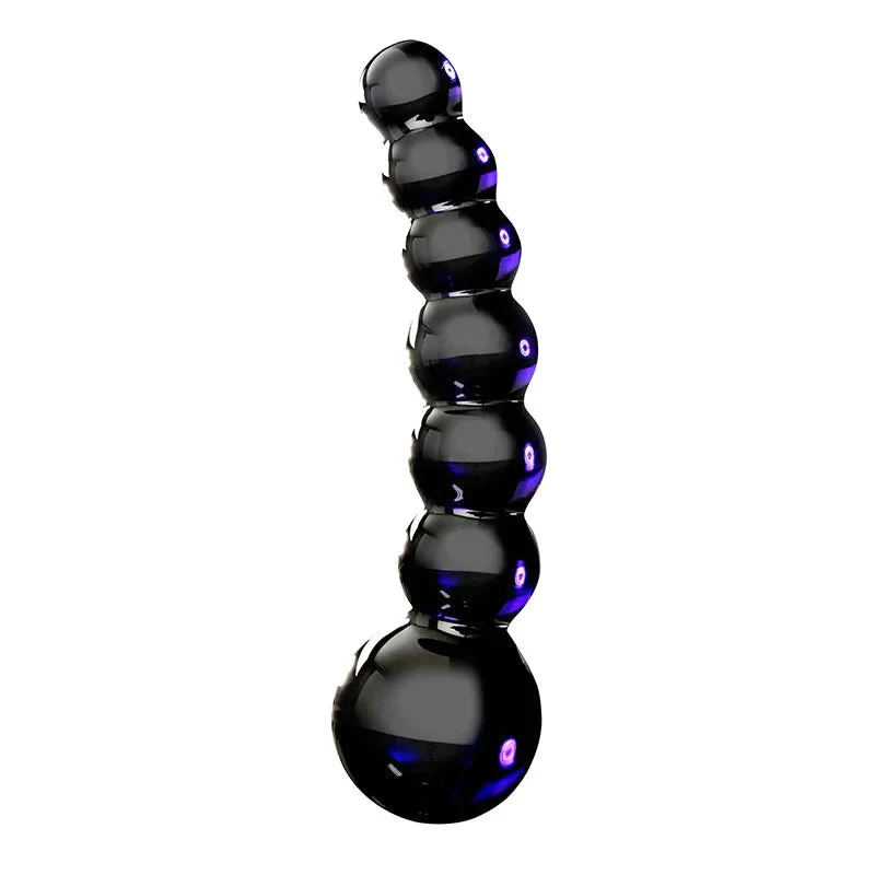 Icicles No. 66 Glass Plug in Black