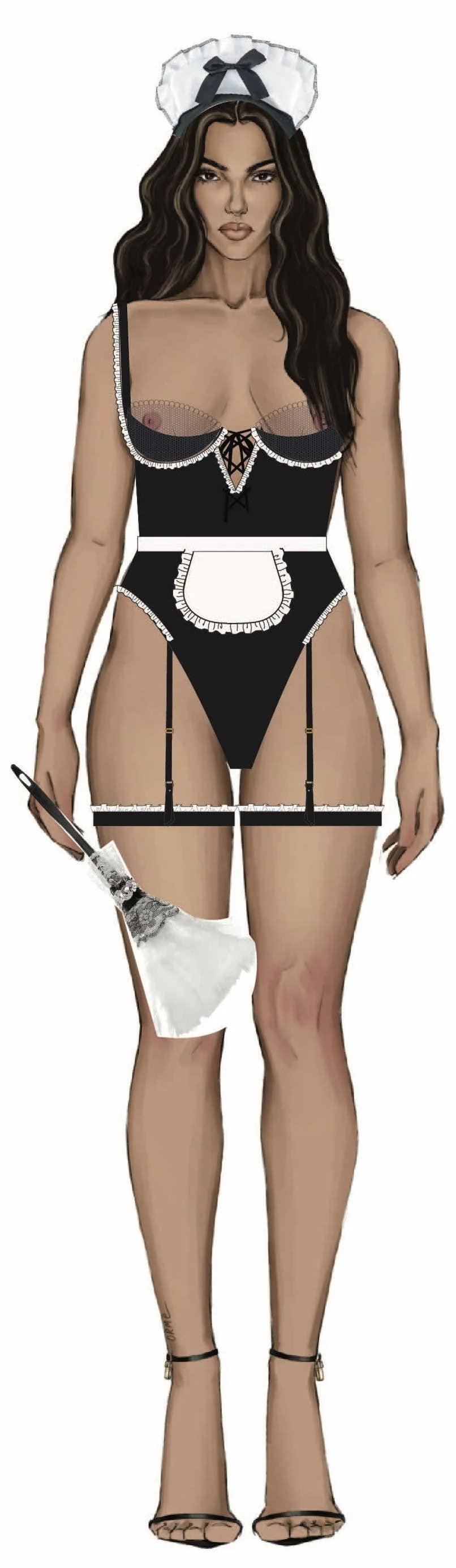 Maid Teddy Four-Piece Set - Image 6