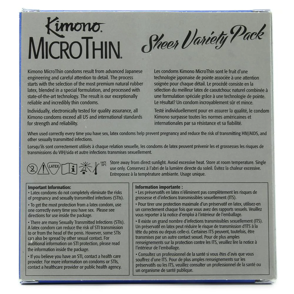 MicroThin Sheer Condom Variety Pack - Image 4