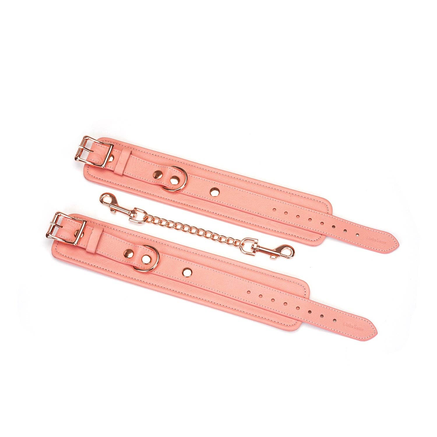 Pink Dream Leather Ankle Cuffs - Image 3