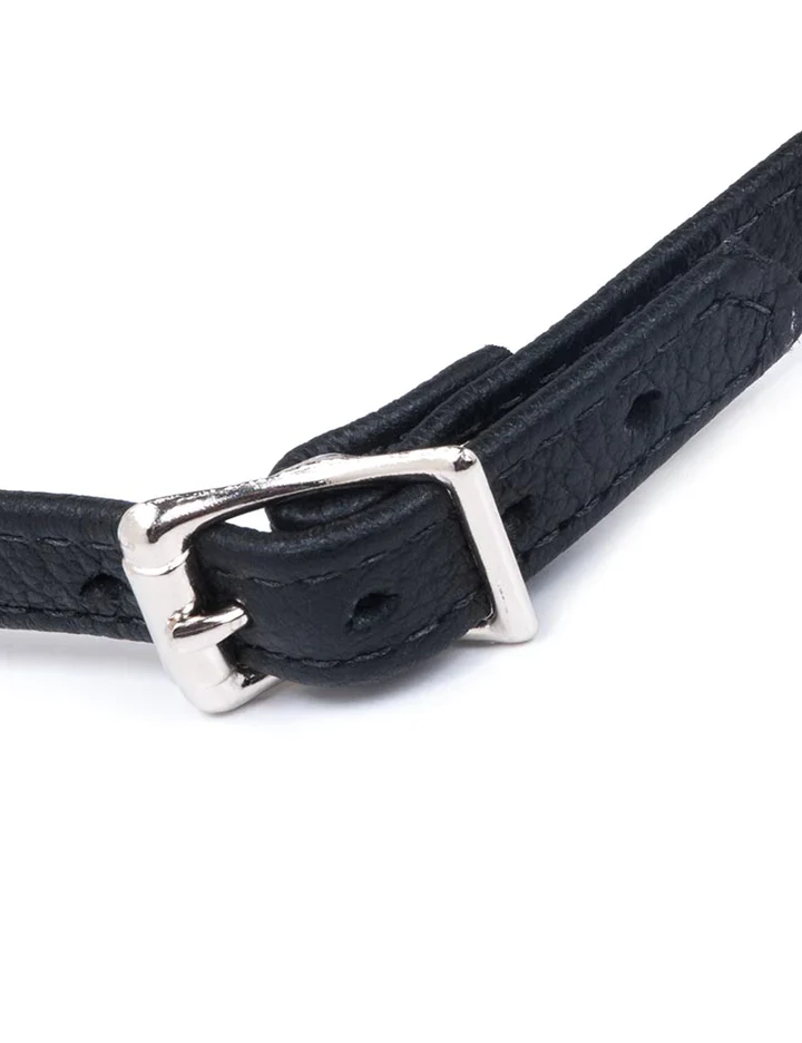 Silicone Ball Gag with Leather Strap - Image 2