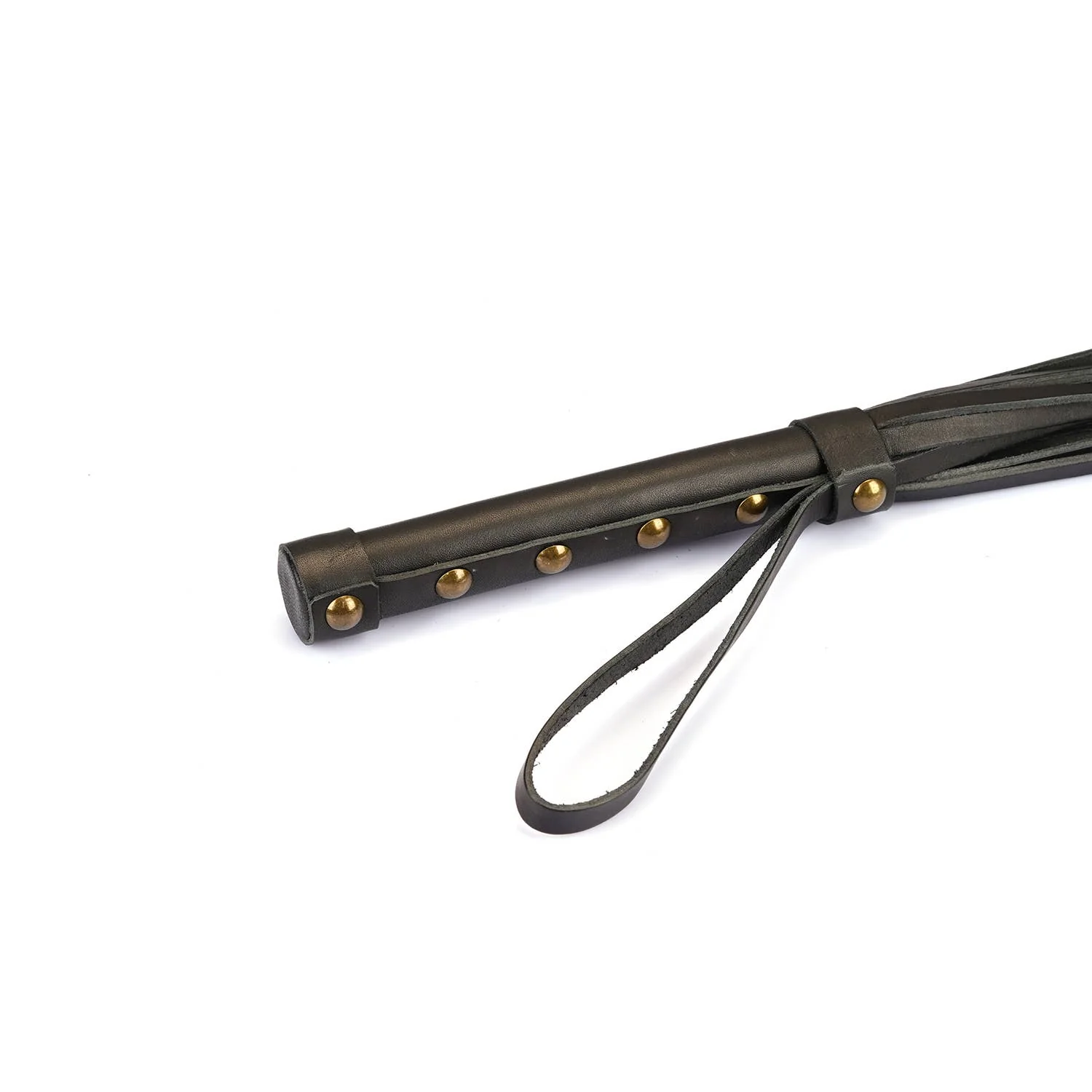 Samurai Thick Leather Flogger - Image 3
