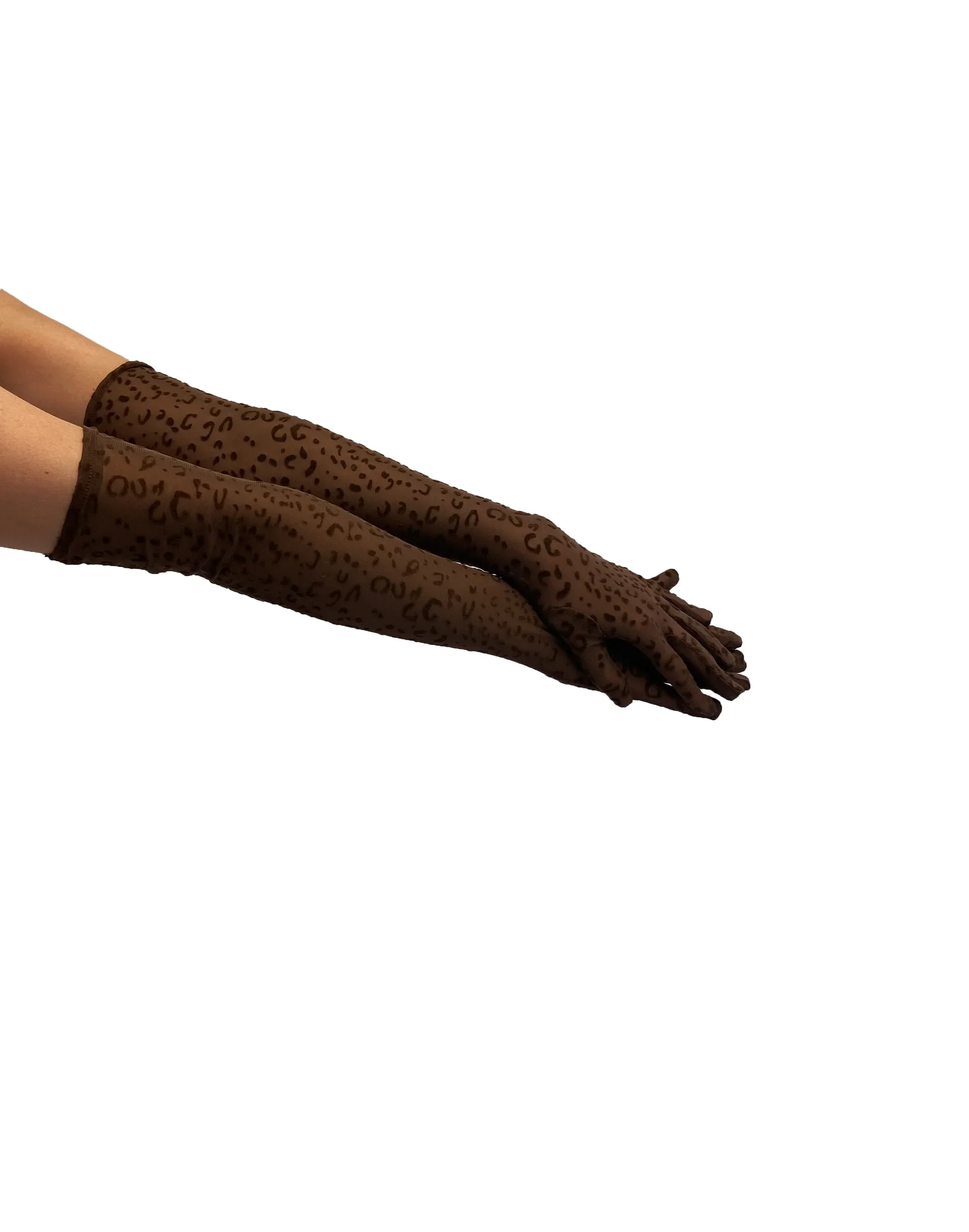 Sheer Leopard Gloves - Image 3