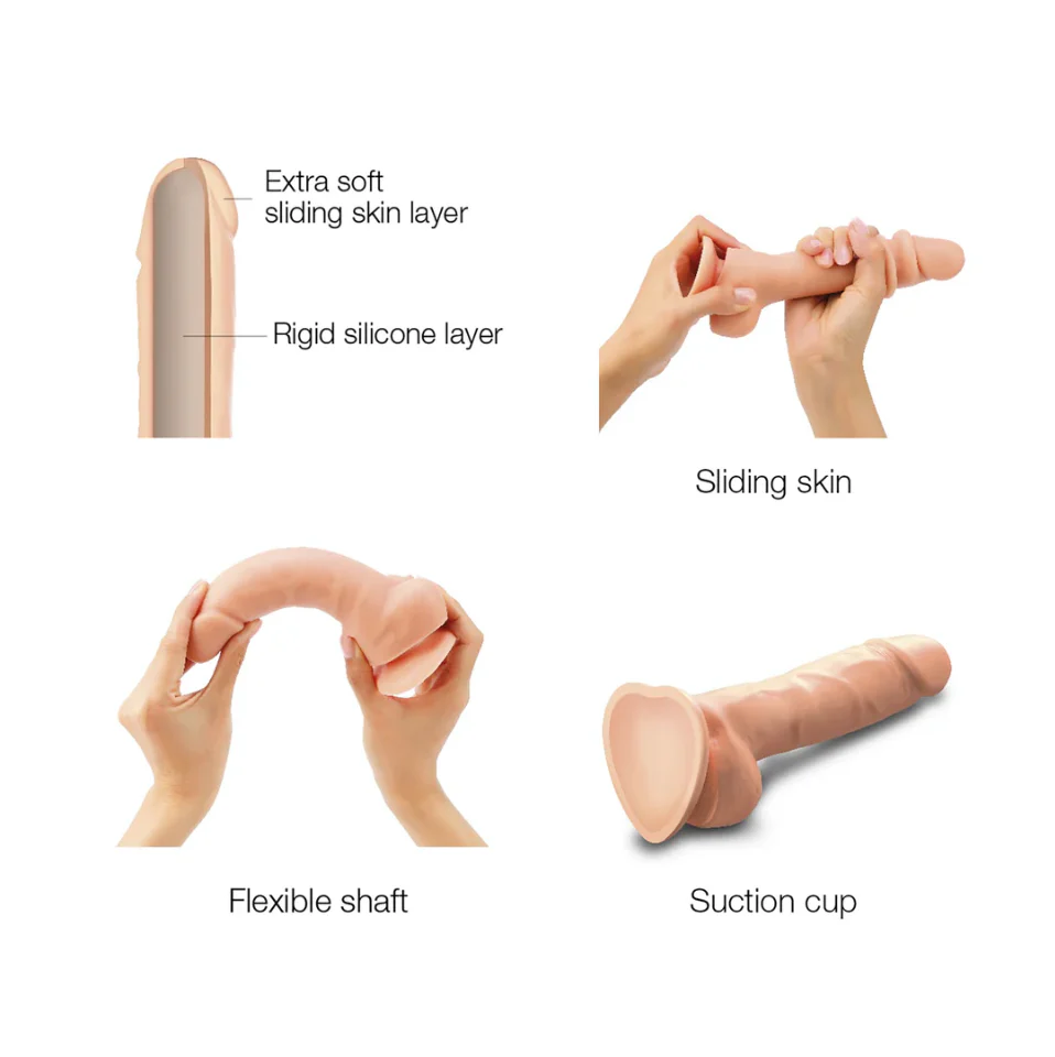 Sliding Skin Realistic Dildo Size L - Image 2