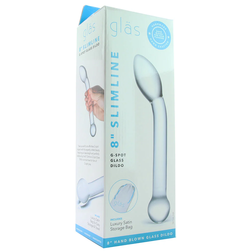 Slimline G-Spot Glass Dildo - Image 5