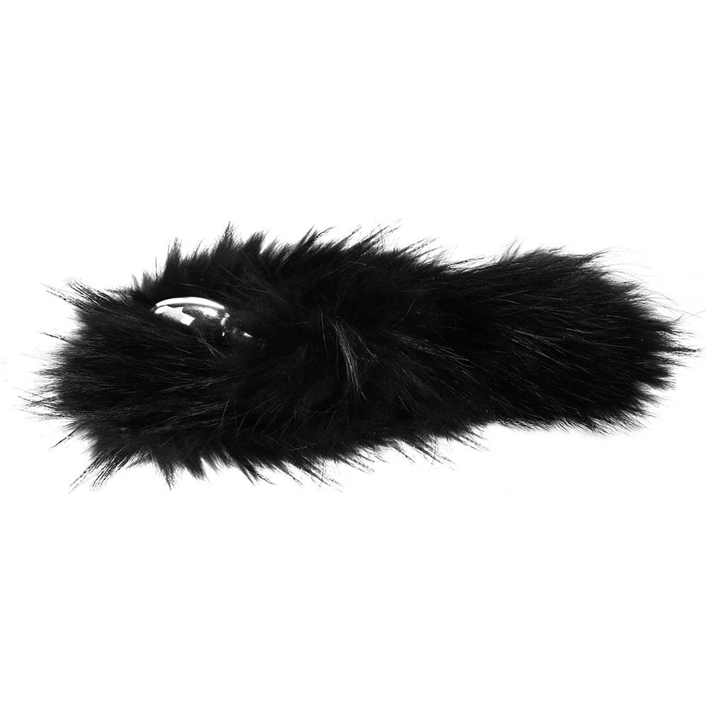 Stainless Steel Butt Plug with Fur Tail - Image 5