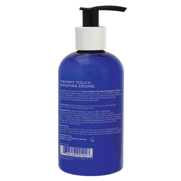 True Blue Pheromone Massage & Body Lotion - Image 2