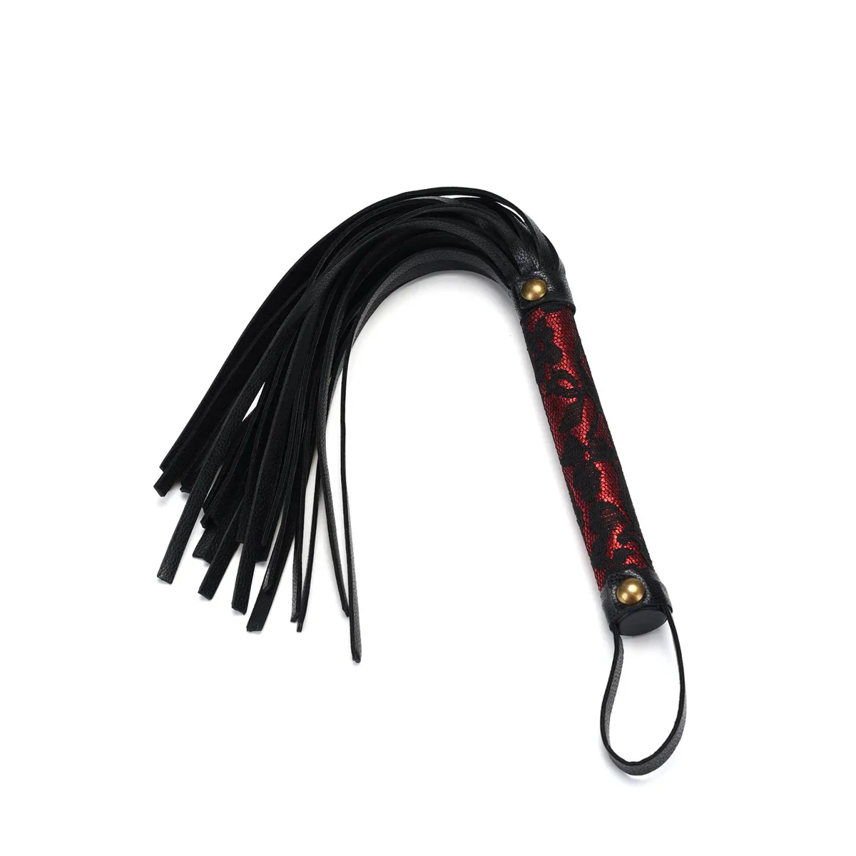 Victorian Garden Lace and Vegan Leather Flogger