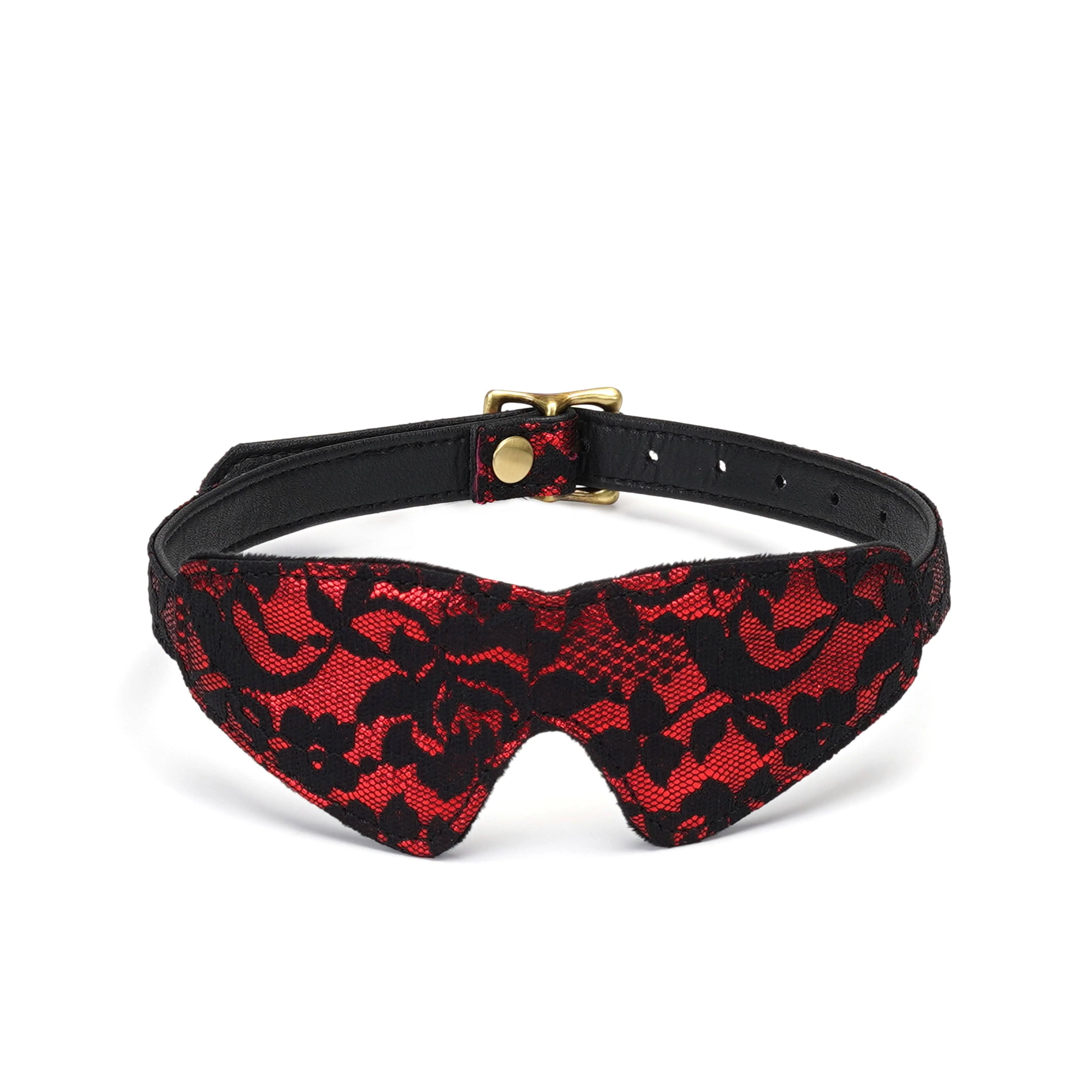 Victorian Garden Lace and Velvet Blindfold