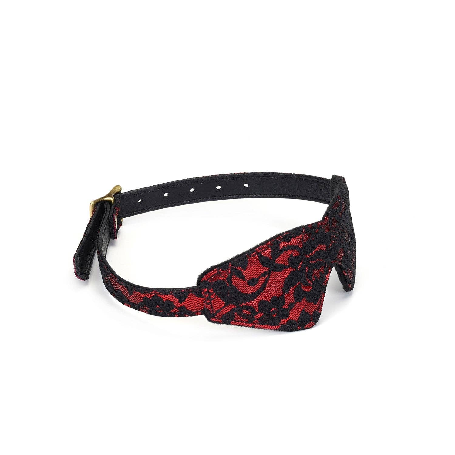 Victorian Garden Lace and Velvet Blindfold - Image 3