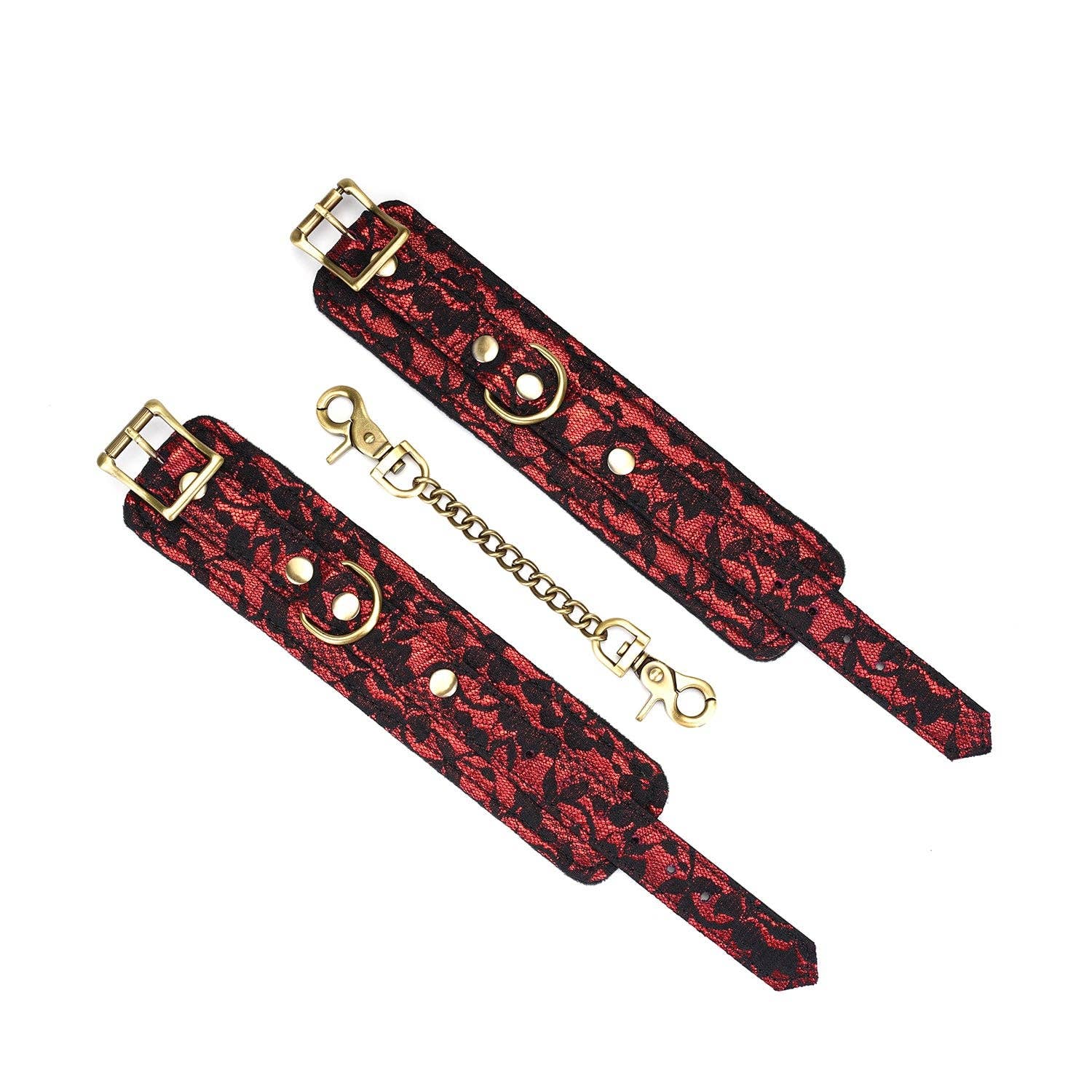 Victorian Garden Lace and Velvet Wrist Cuffs, Vegan-friendly - Image 2