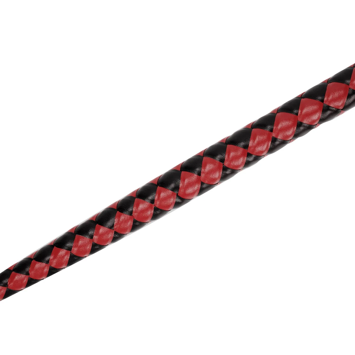Wine Red Leather Bull Whip 102cm Luxury Leather Whip - Image 6